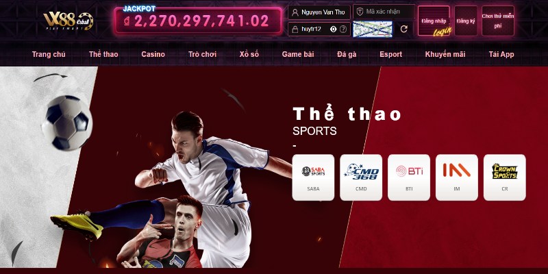 Giới thiệu về thể thao Vx88
